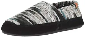 Acorn Women's Moc Slipper, Wooly Stripes, 5-6