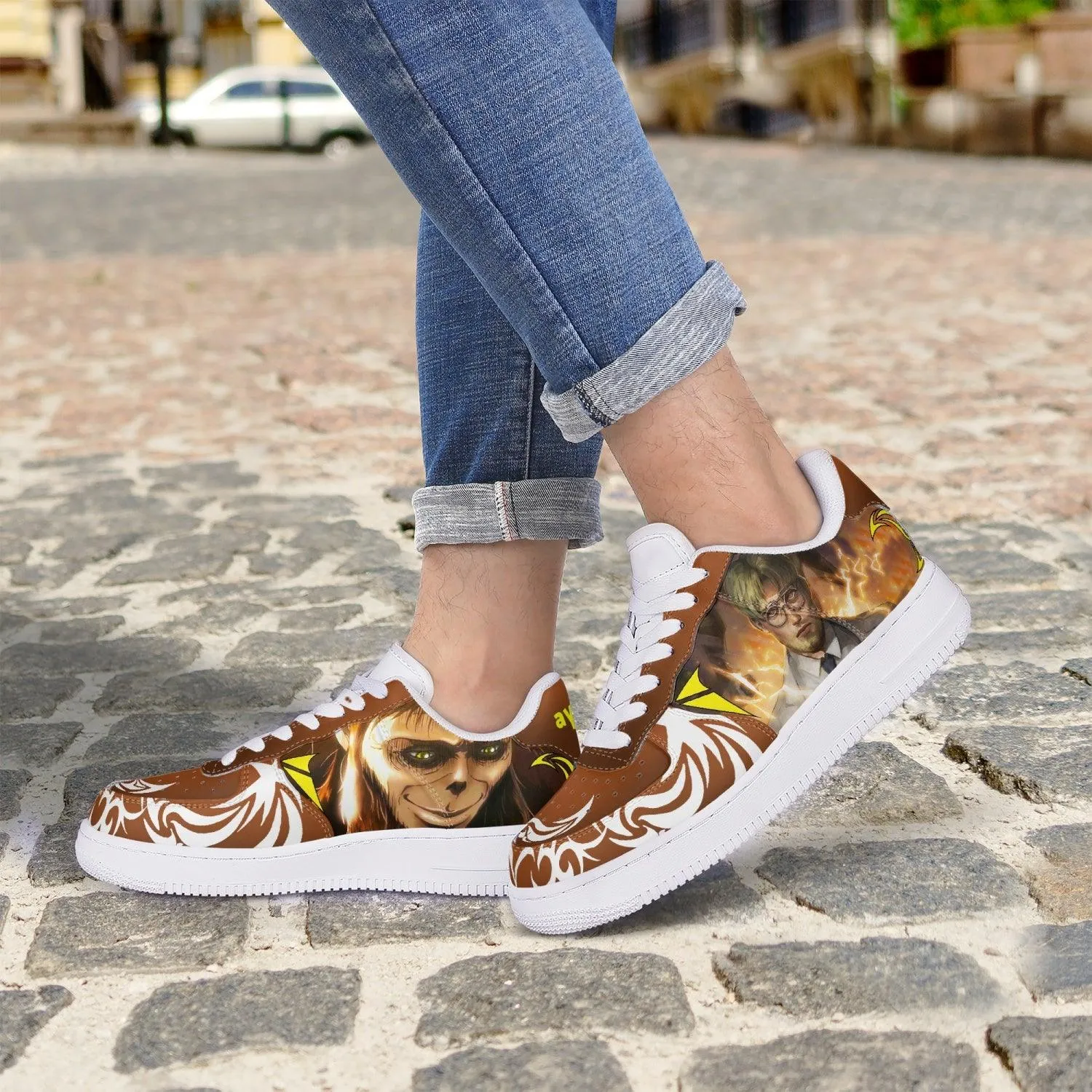 Attack On Titan Zeke Yeager AF1 Anime Shoes