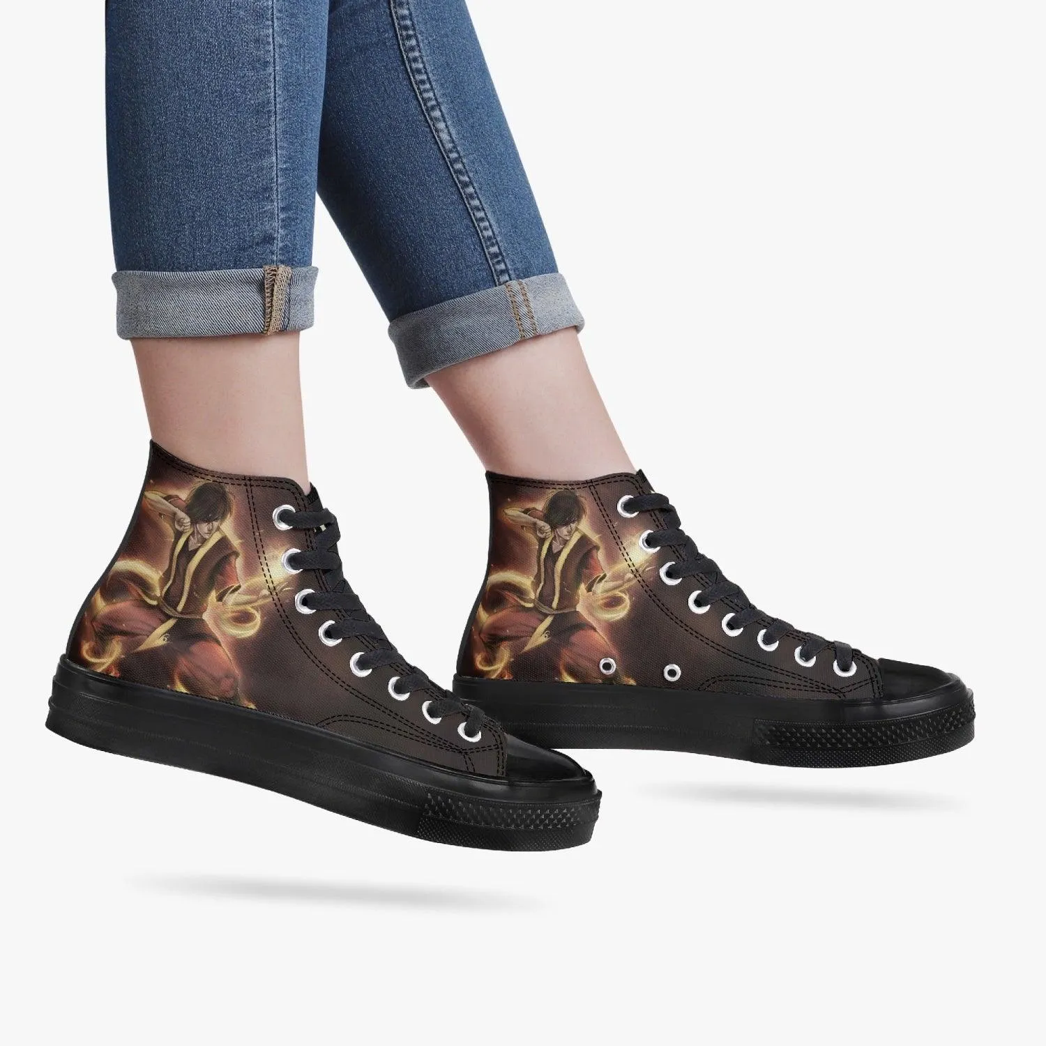 Avatar The Last Airbender Zuko A-Star High Anime Shoes