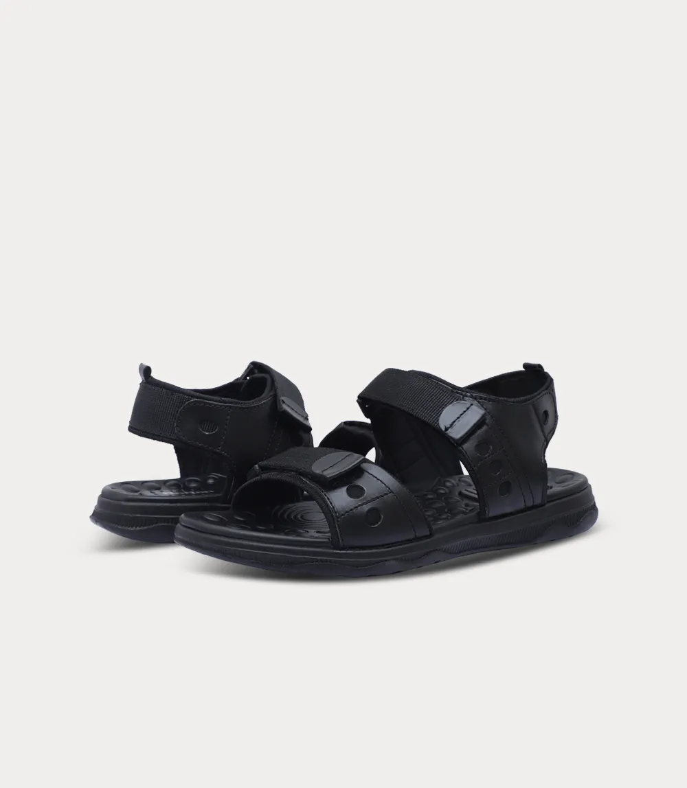 BM6881-BLACK-Men Sandal