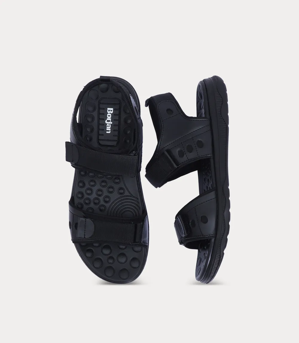 BM6881-BLACK-Men Sandal