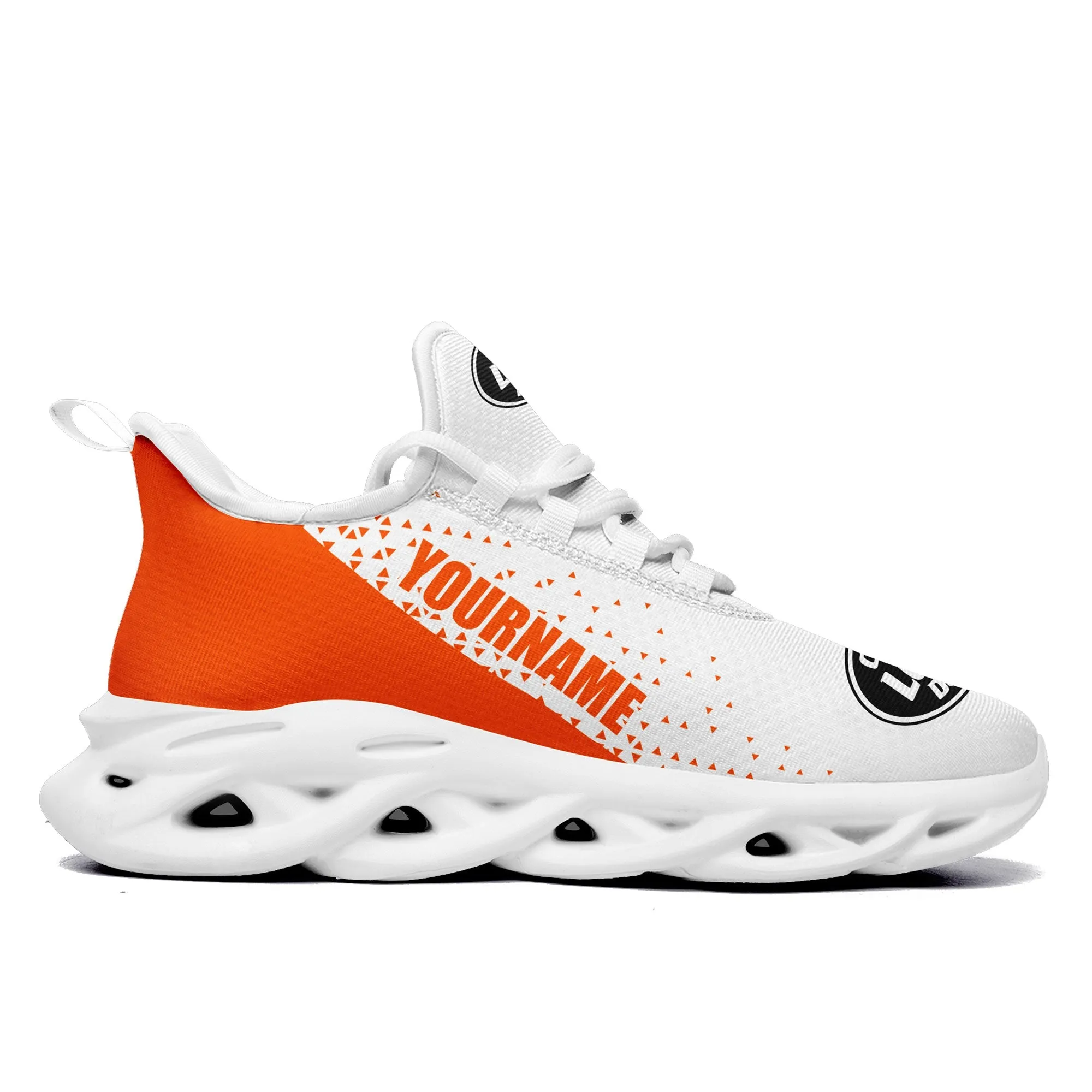 Corporate Gifts,Custom White Orange Jersey MaxSoul Shoes and Hat Combo Offer Personalized ZH-D0b0087-a