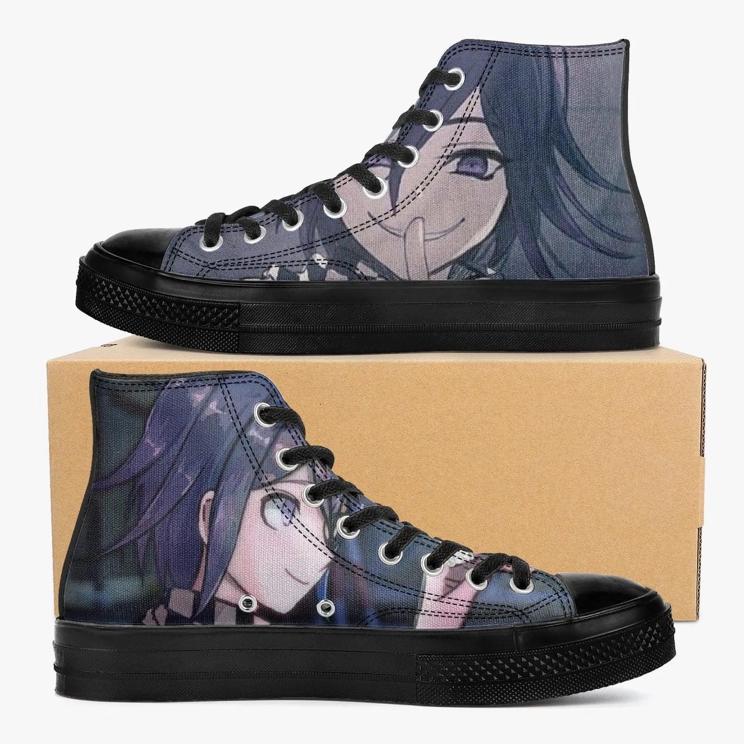 Danganronpa Kokichi Oma A-Star High Anime Shoes
