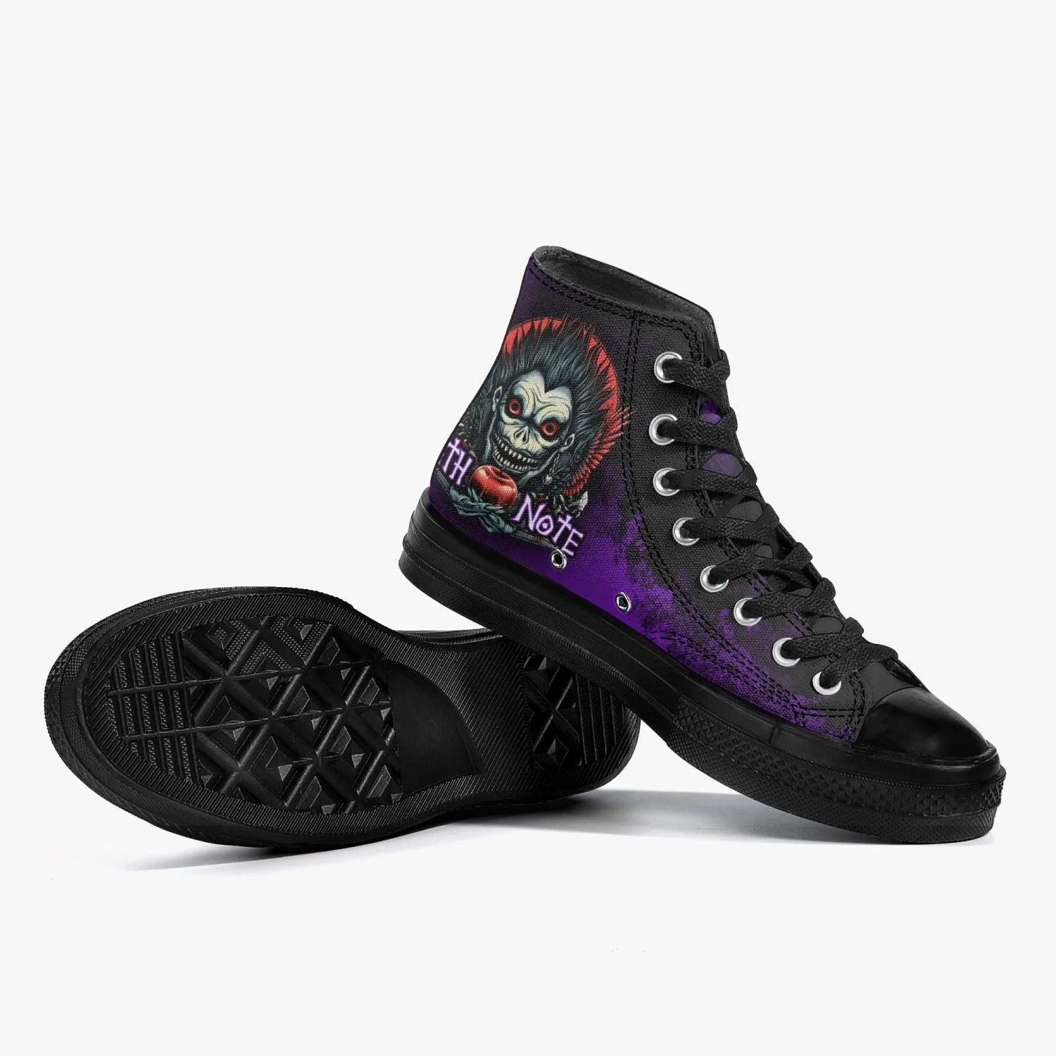 Death Note Ryuk Purple Black A-Star High Anime Shoes