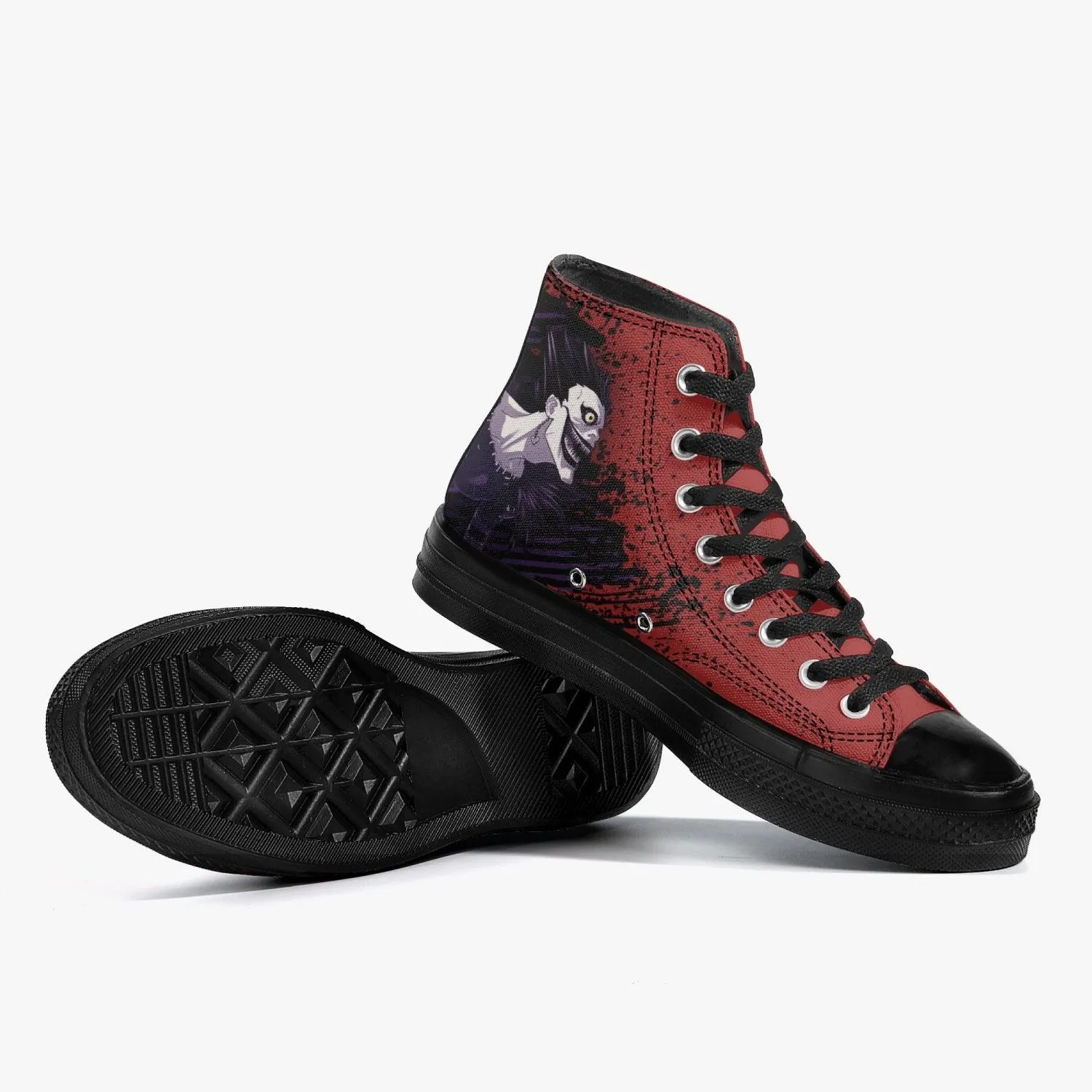 Death Note Ryuk Red Black A-Star High Anime Shoes