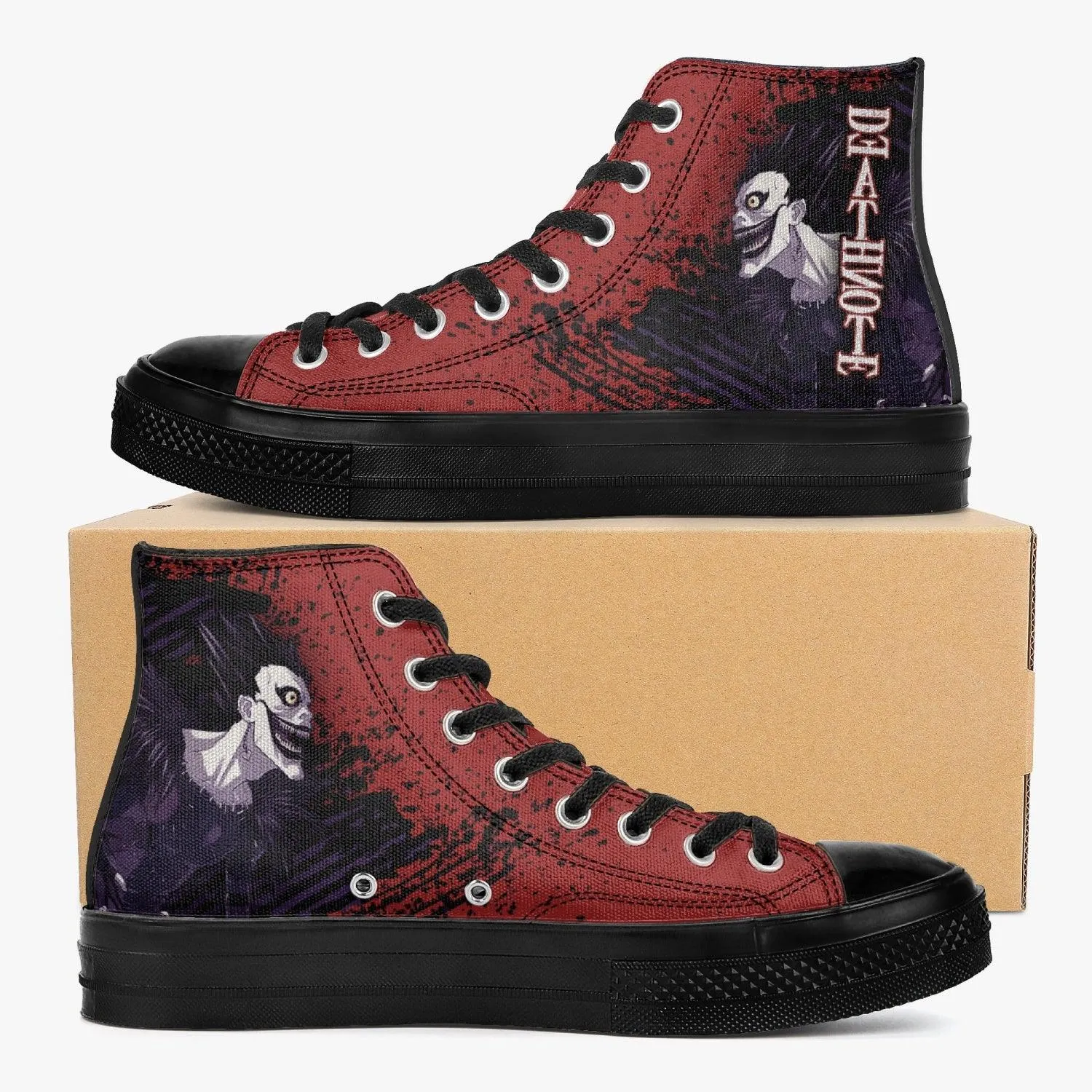 Death Note Ryuk Red Black A-Star High Anime Shoes