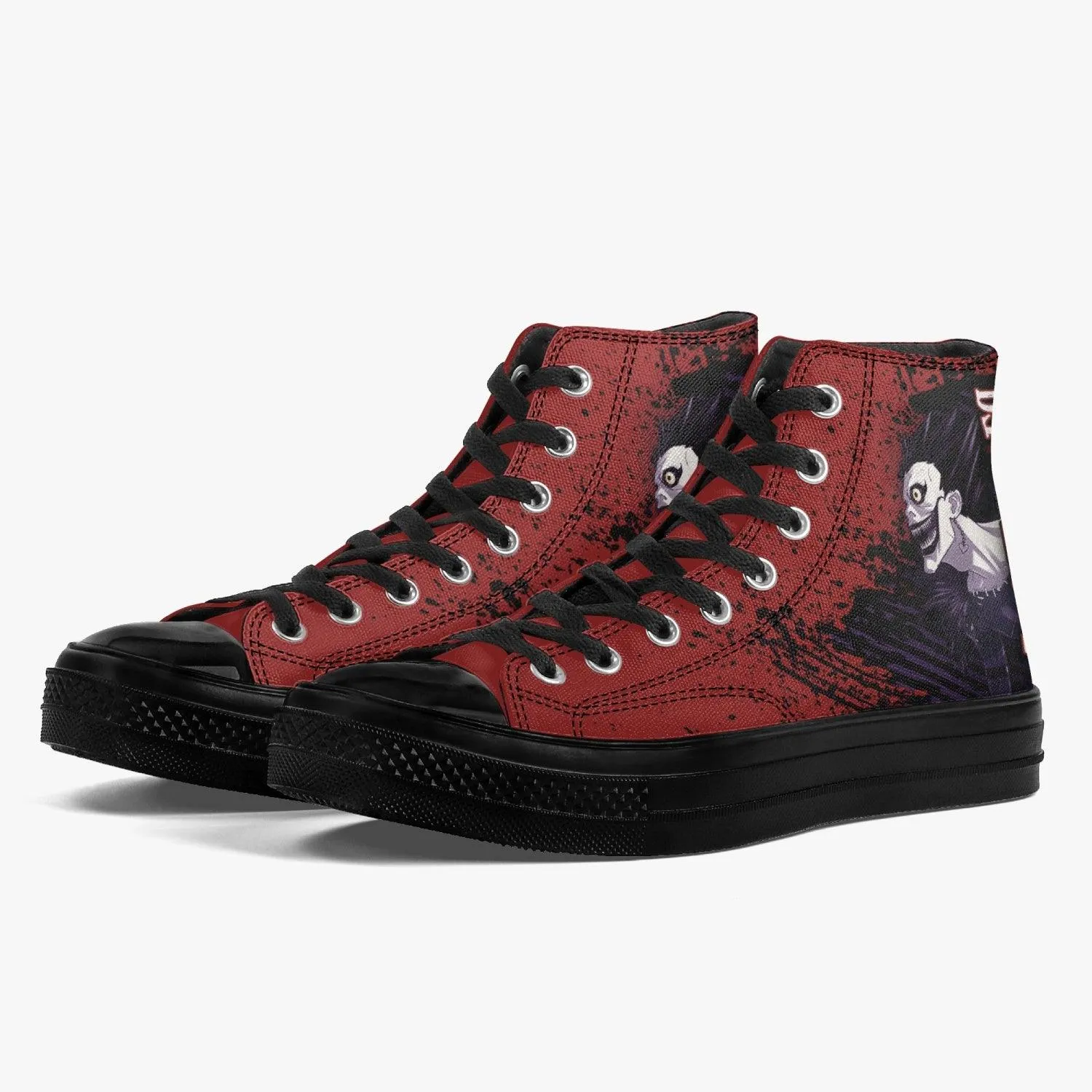 Death Note Ryuk Red Black A-Star High Anime Shoes
