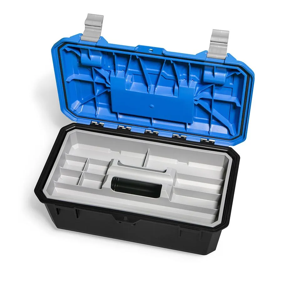 Decked CrossBox Blue | Dimensions 17.5" x 10.75" x 7.75" | Weight Capacity 40 lbs
