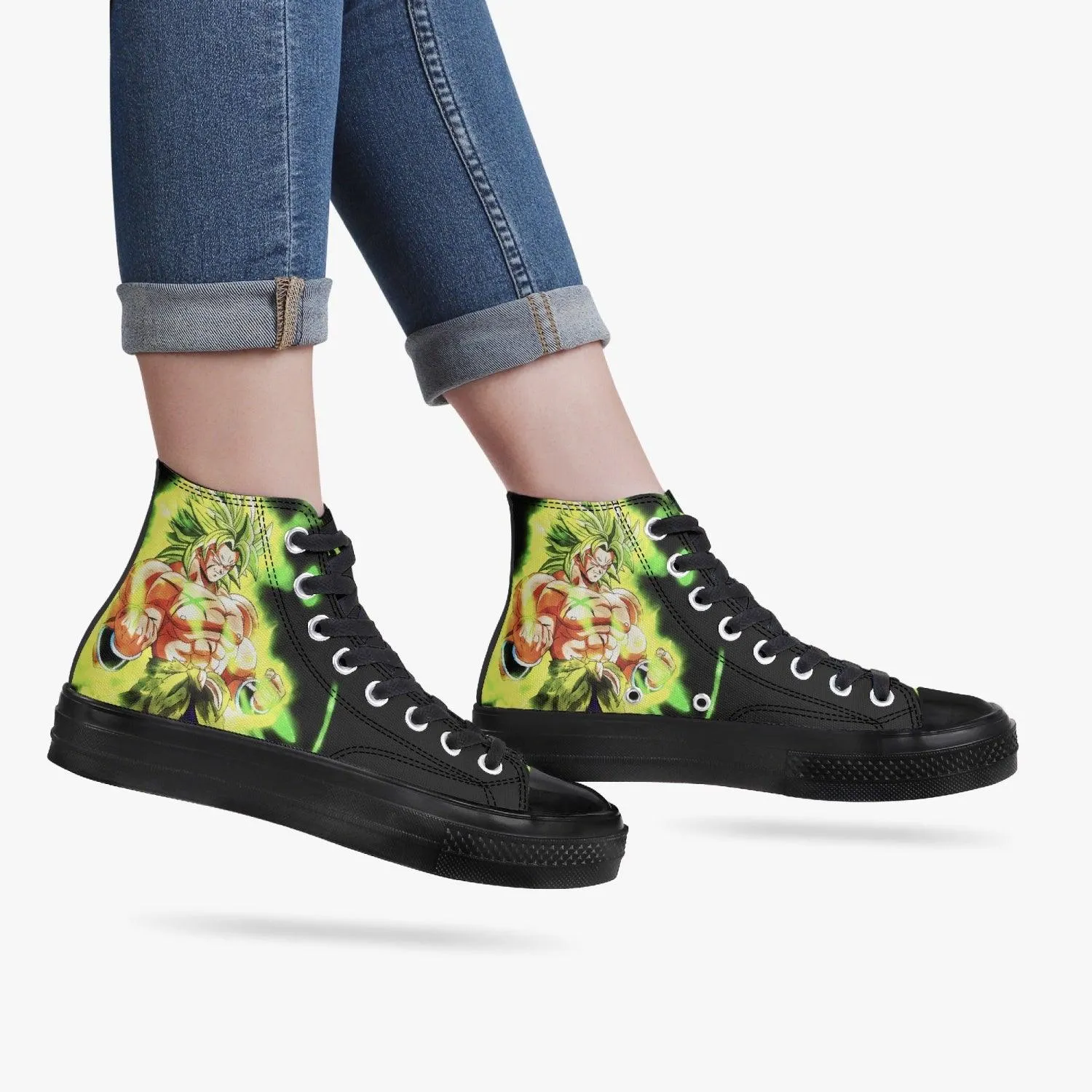 Dragonball Z Broly A-Star High Anime Shoes