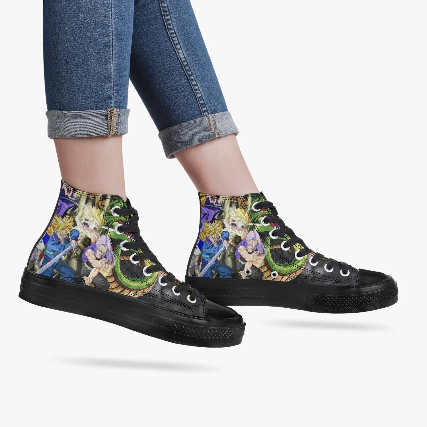 Dragonball Z Trunks A-Star High Anime Shoes