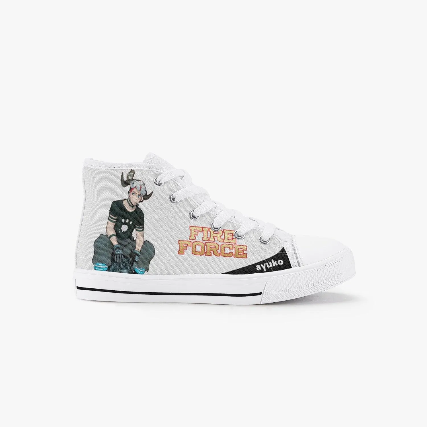 Fire Force Vulcan Kids A-Star High Anime Shoes