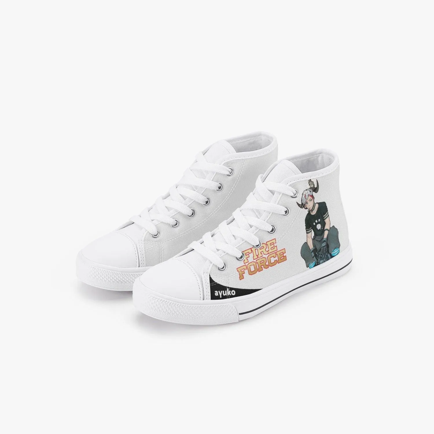 Fire Force Vulcan Kids A-Star High Anime Shoes