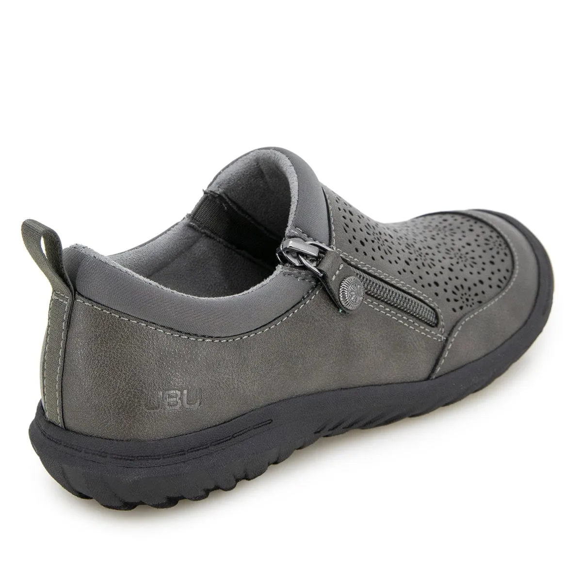 JBU Women's Avery Zip Shoes- Grey