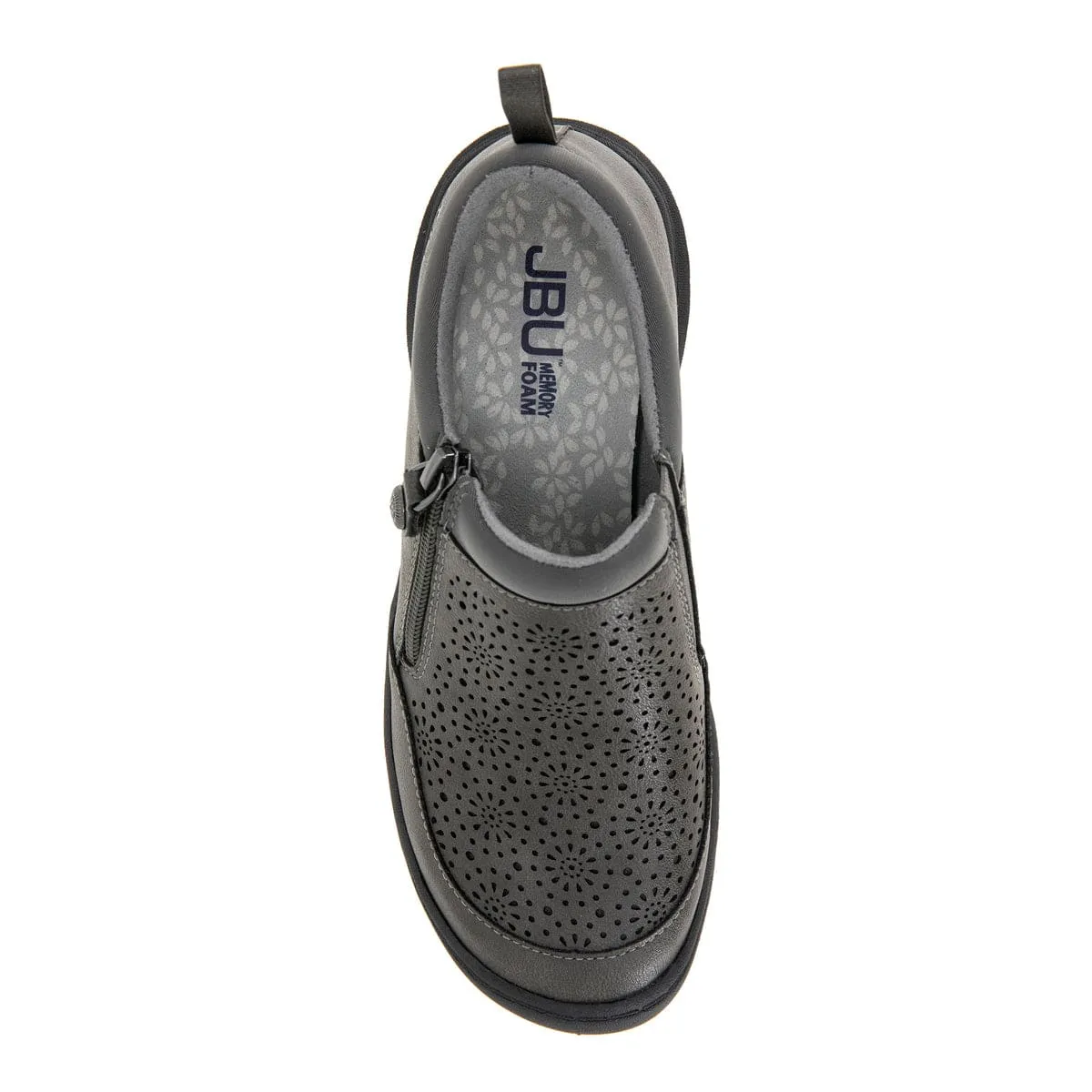 JBU Women's Avery Zip Shoes- Grey
