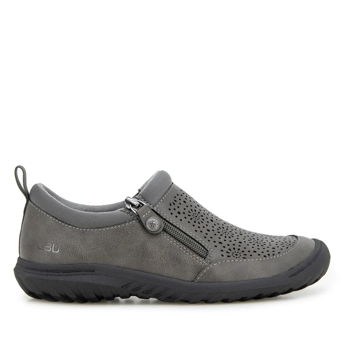 JBU Women's Avery Zip Shoes- Grey