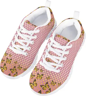 MARSVOVO Boys Girls Walking Shoes Non Slip Flexible Athletic Lightweight Breathable Printed Kids Running Shoes Most Comfortable Black White Sole Casual Fashion Non Slip Sport Kids Sneakers
