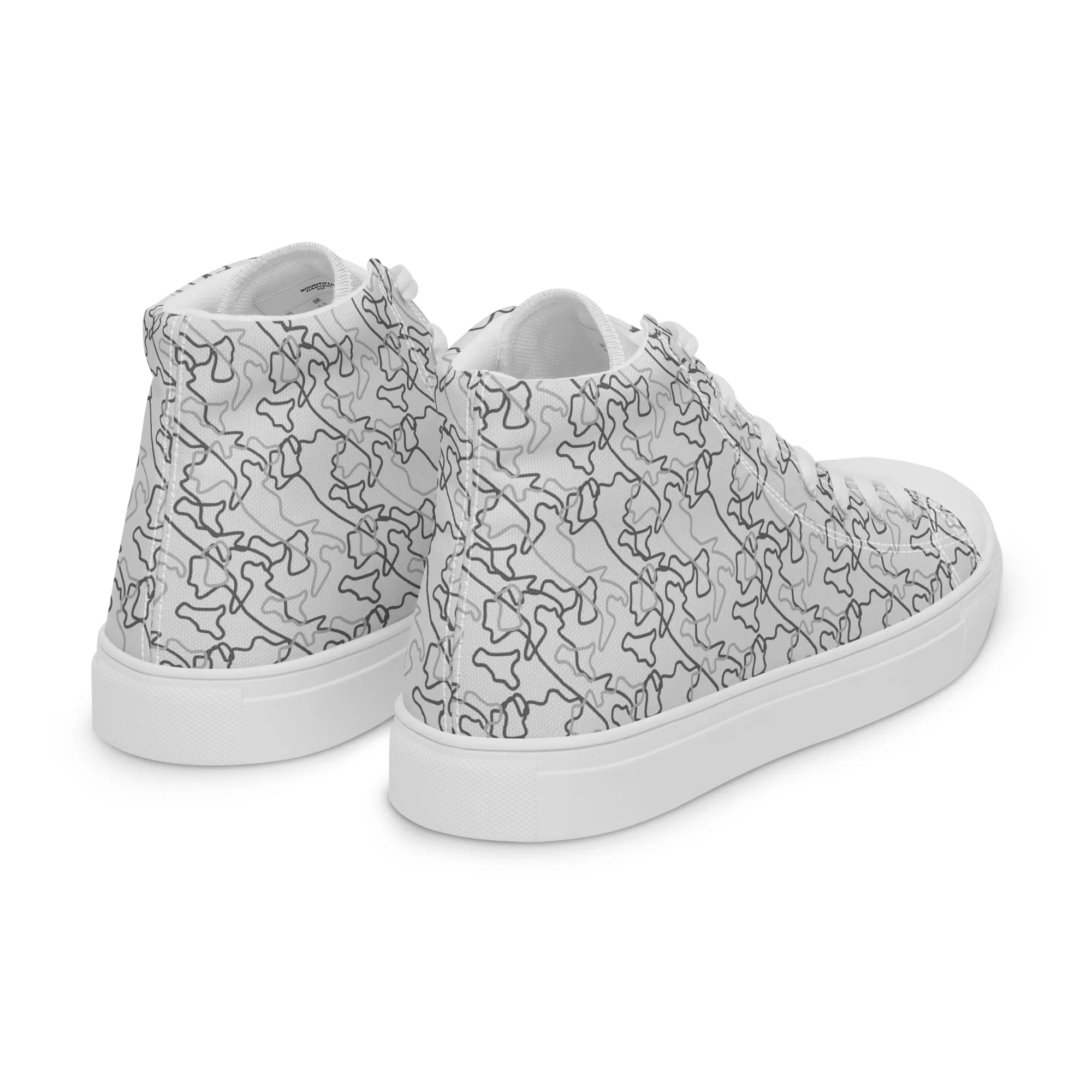 NEO CAMO Men’s high top canvas shoes