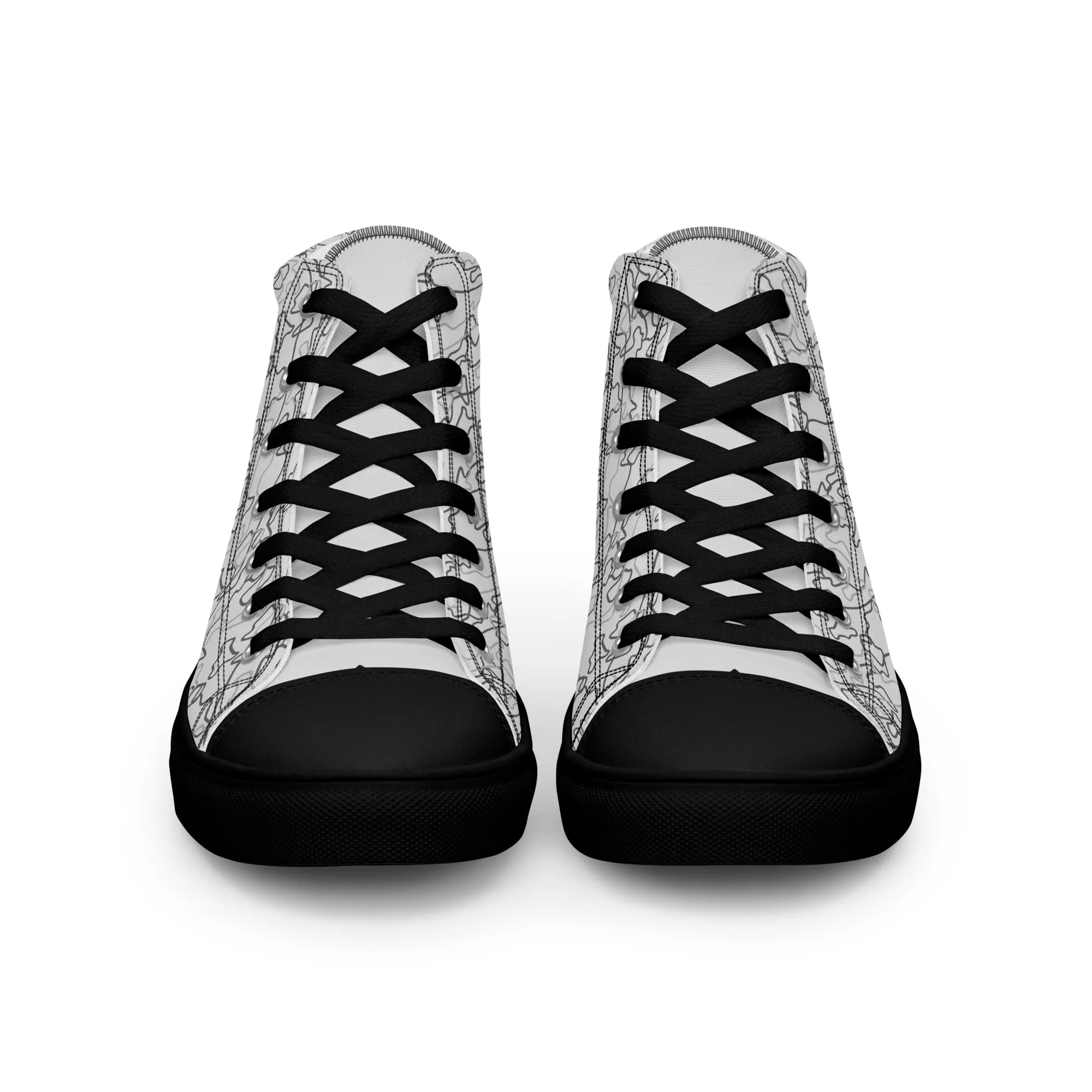NEO CAMO Men’s high top canvas shoes