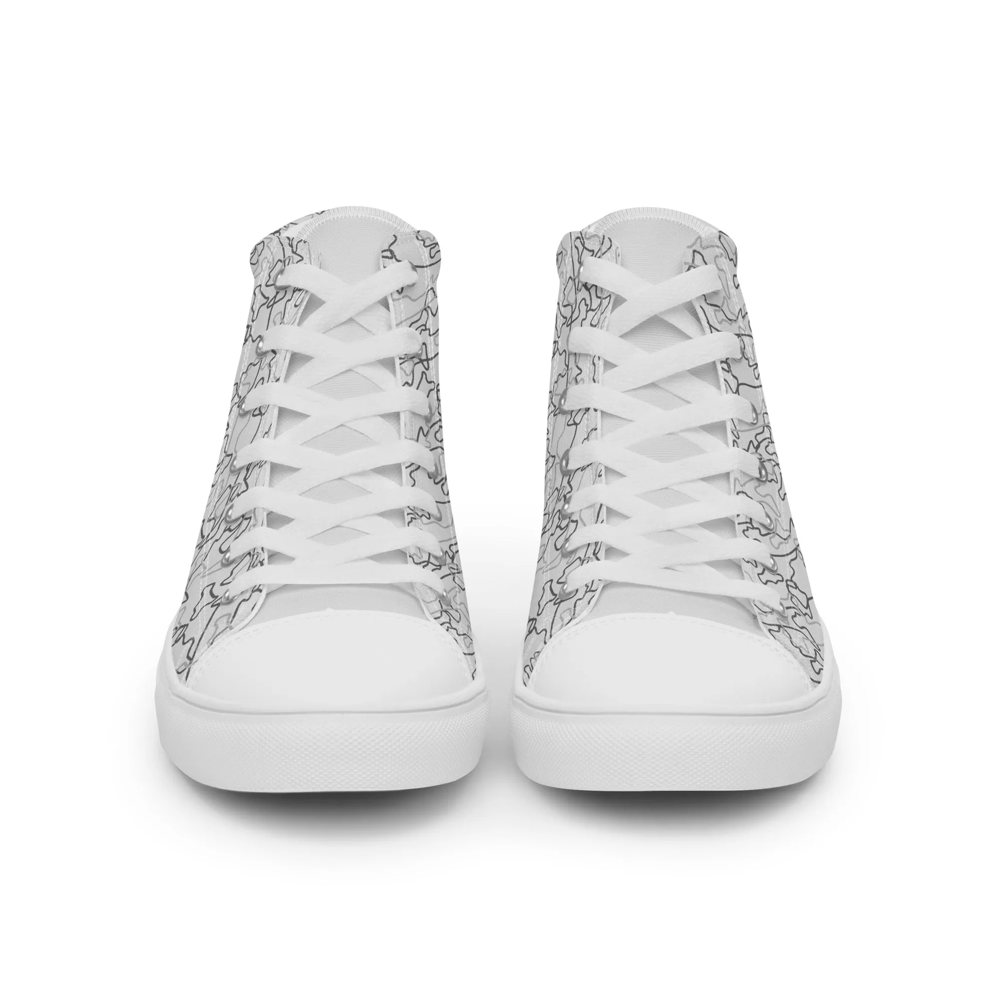 NEO CAMO Men’s high top canvas shoes