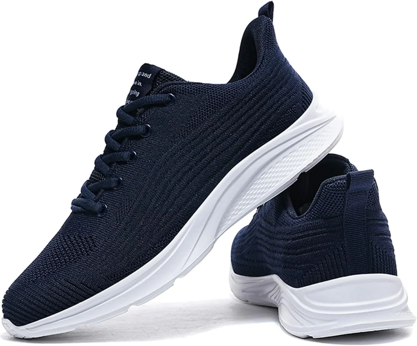 Non Slip Shoes for Men Lightweight Breathable Sneakers Comfortable Work Shoes Walking Shoes for Athletic Tennis Gym
