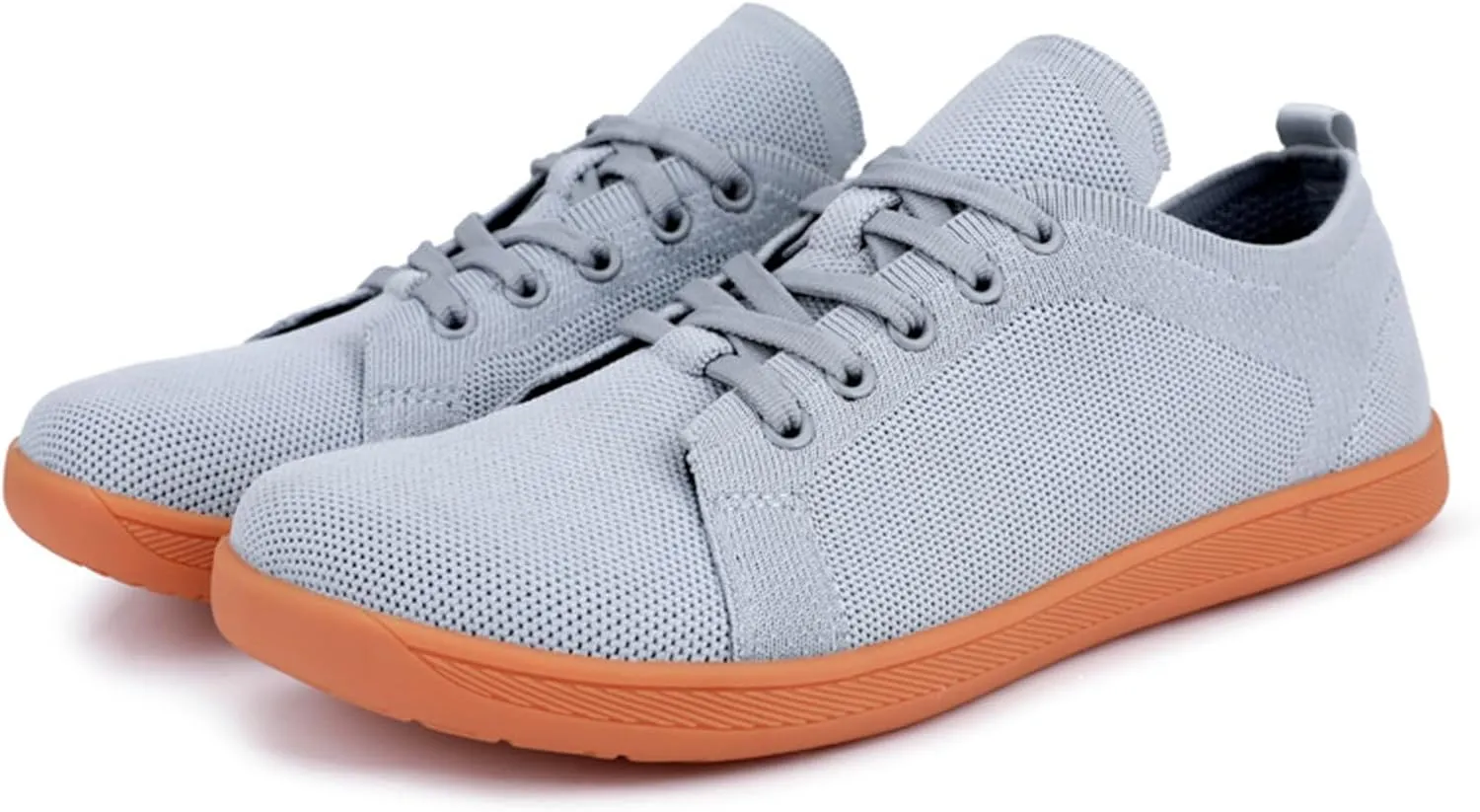 Orthopedic Shoes for Men Zero Drop Wide Toe Box Minimalist Barefoot Shoes Arch Support Lace Up Diabetes Foam Sneakers Casual Lightweight Breathable Fashion Slip on Walking Running Sneakers