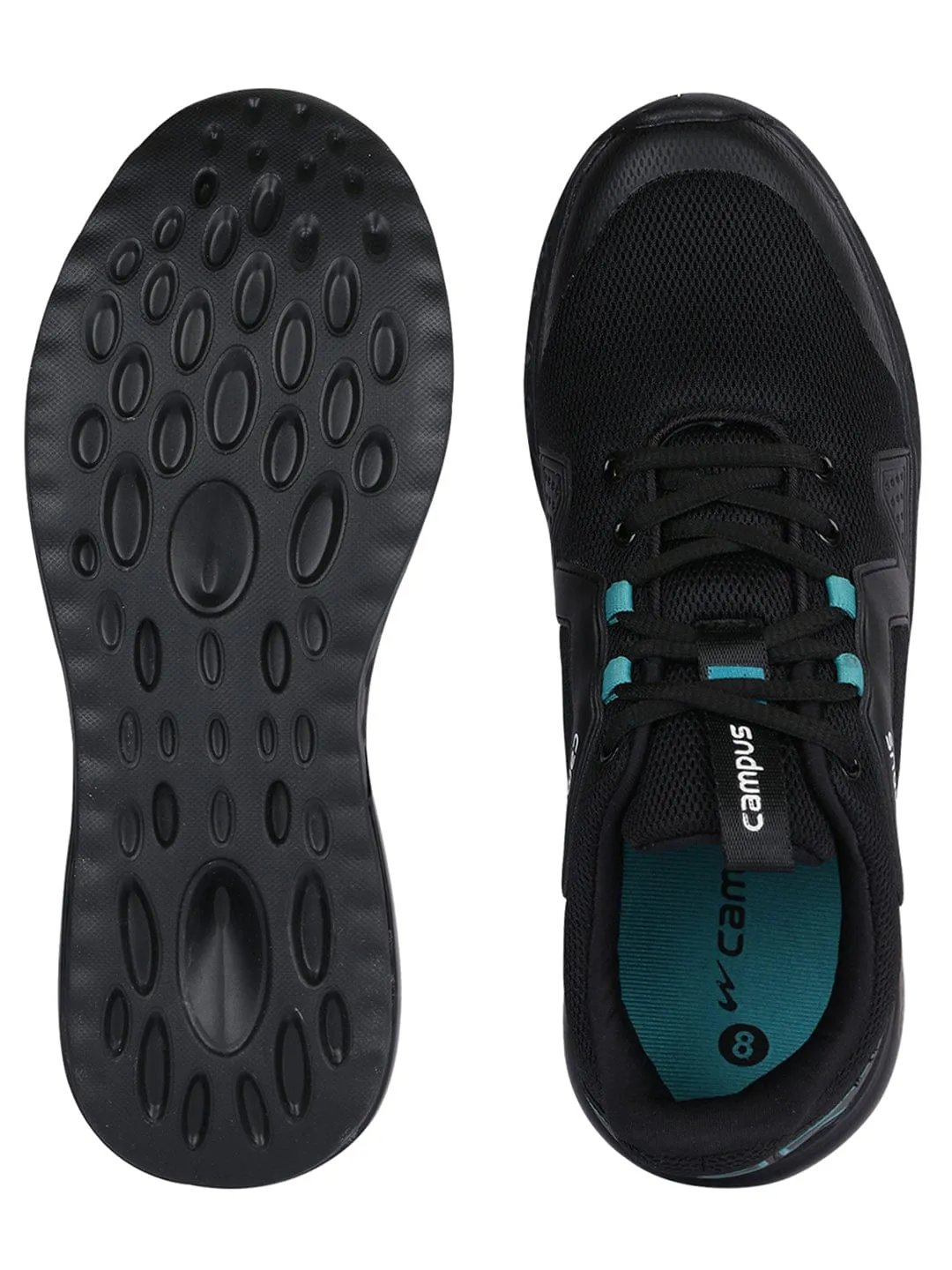 PATRIK PRO Black Men's Sports Shoes
