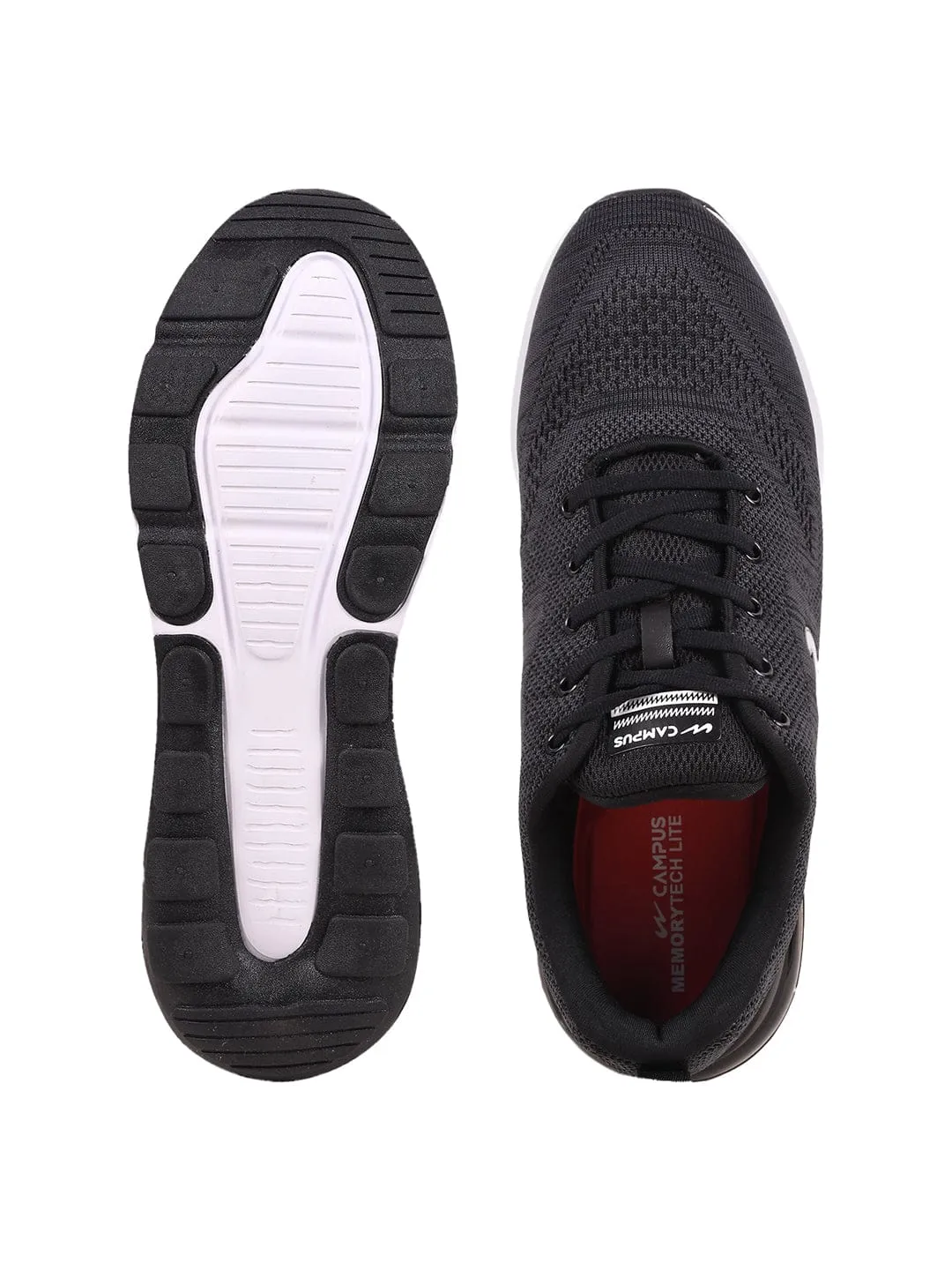 REMO Black Men's Sports Shoes
