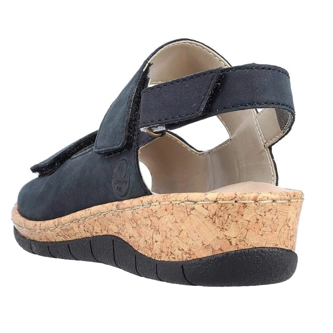 Rieker Pazifik Sandal Leather Navy