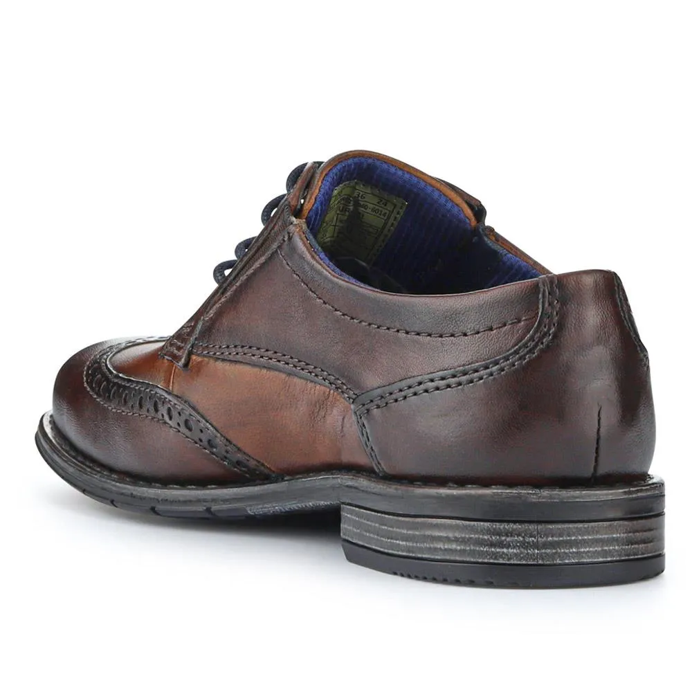 Smart Leather Wingtip Shoes - BUG41500 / 326 717
