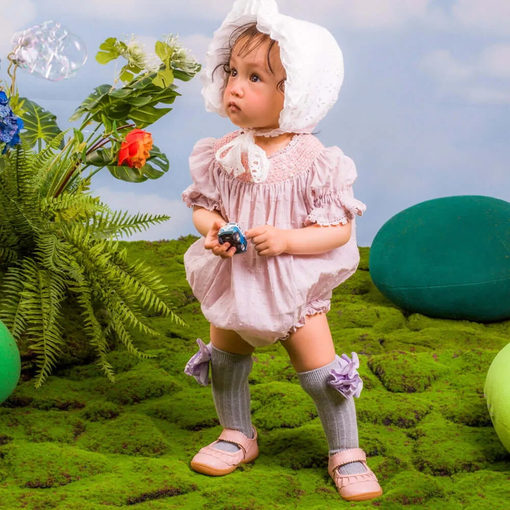 Spring Floral Comfortable Pre-walker Mary Jane Shoes